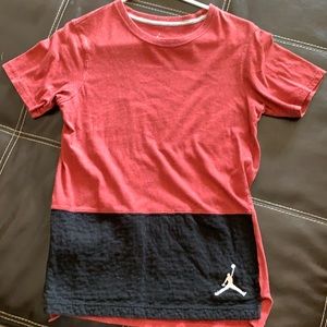 Red and Black Jordan Short sleeve